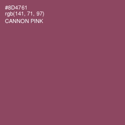 #8D4761 - Cannon Pink Color Image