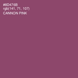 #8D476B - Cannon Pink Color Image