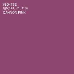 #8D476E - Cannon Pink Color Image