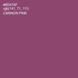 #8D476F - Cannon Pink Color Image