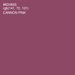 #8D4865 - Cannon Pink Color Image