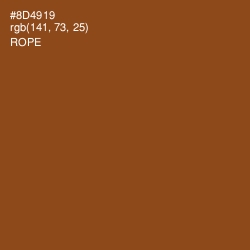 #8D4919 - Rope Color Image