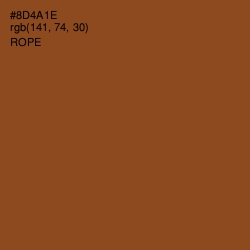 #8D4A1E - Rope Color Image