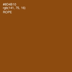 #8D4B10 - Rope Color Image