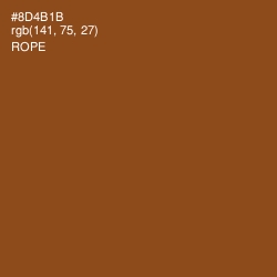 #8D4B1B - Rope Color Image