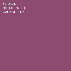 #8D4B6F - Cannon Pink Color Image