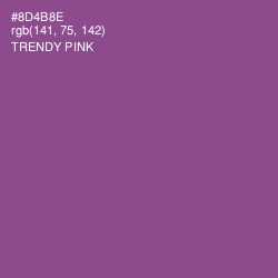 #8D4B8E - Trendy Pink Color Image