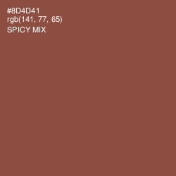 #8D4D41 - Spicy Mix Color Image