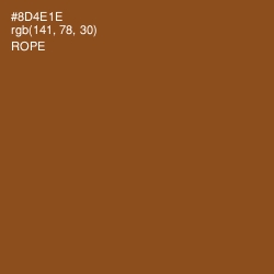 #8D4E1E - Rope Color Image