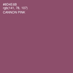 #8D4E6B - Cannon Pink Color Image