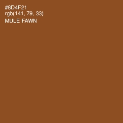 #8D4F21 - Mule Fawn Color Image