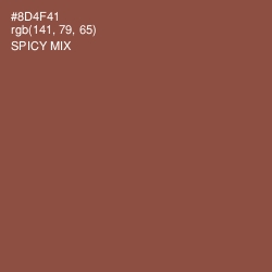 #8D4F41 - Spicy Mix Color Image