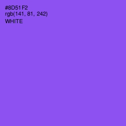 #8D51F2 - Medium Purple Color Image