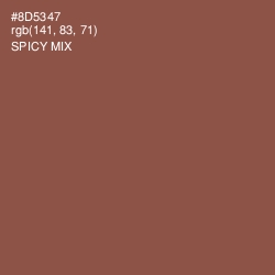 #8D5347 - Spicy Mix Color Image