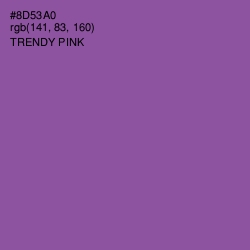 #8D53A0 - Trendy Pink Color Image