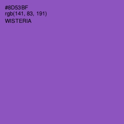 #8D53BF - Wisteria Color Image
