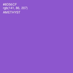 #8D56CF - Amethyst Color Image