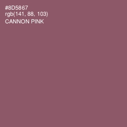#8D5867 - Cannon Pink Color Image