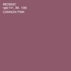 #8D586C - Cannon Pink Color Image