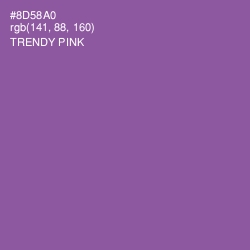 #8D58A0 - Trendy Pink Color Image
