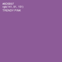#8D5B97 - Trendy Pink Color Image