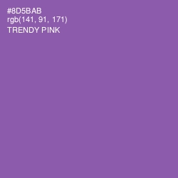 #8D5BAB - Trendy Pink Color Image