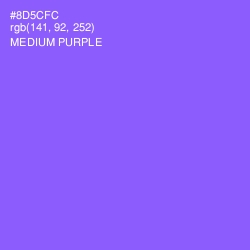 #8D5CFC - Medium Purple Color Image