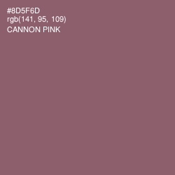 #8D5F6D - Cannon Pink Color Image