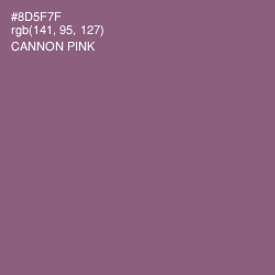 #8D5F7F - Cannon Pink Color Image