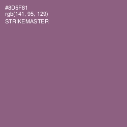#8D5F81 - Strikemaster Color Image