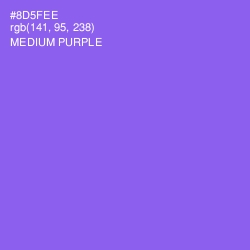 #8D5FEE - Medium Purple Color Image