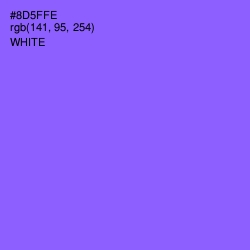 #8D5FFE - Medium Purple Color Image