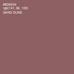 #8D6064 - Sand Dune Color Image