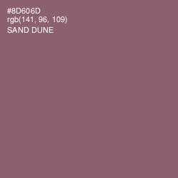 #8D606D - Sand Dune Color Image