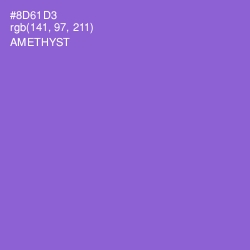 #8D61D3 - Amethyst Color Image