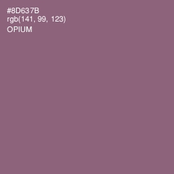 #8D637B - Opium Color Image