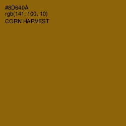 #8D640A - Corn Harvest Color Image