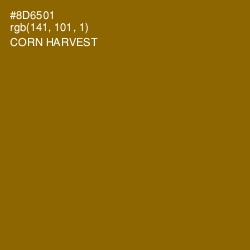 #8D6501 - Corn Harvest Color Image