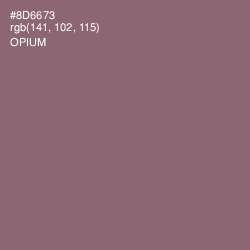 #8D6673 - Opium Color Image