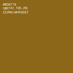 #8D6719 - Corn Harvest Color Image