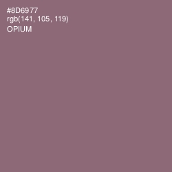 #8D6977 - Opium Color Image