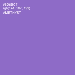 #8D6BC7 - Amethyst Color Image