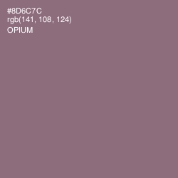 #8D6C7C - Opium Color Image