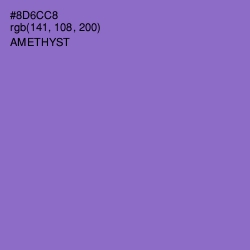 #8D6CC8 - Amethyst Color Image