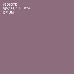 #8D6D7D - Opium Color Image