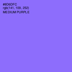 #8D6DFC - Medium Purple Color Image