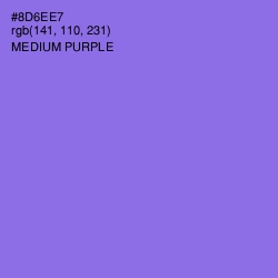 #8D6EE7 - Medium Purple Color Image