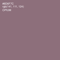 #8D6F7C - Opium Color Image