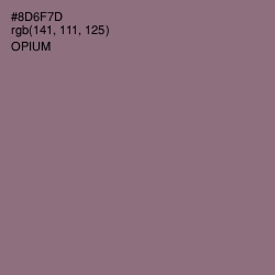 #8D6F7D - Opium Color Image