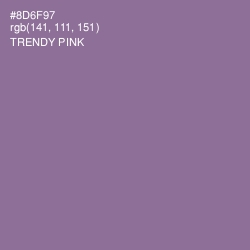 #8D6F97 - Trendy Pink Color Image